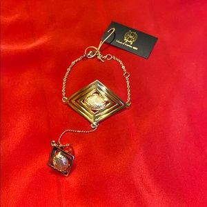 New House of Harlow 1960 14K Gold Plated Bracelet